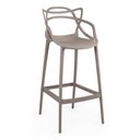 Ver imagem 3 de Kit 14 Banquetas Allegra com Encosto Design Cozinha/bancada - Fendi