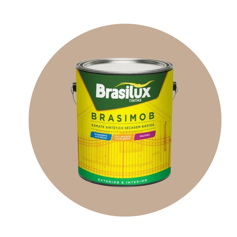 Esmalte Sintetico Brasimob Brasilux 3,6l:camurça