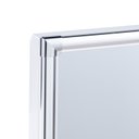 Ver imagem 4 de Armário Plástico Branco com Perfil de Alumínio de Sobrepor 36 X 45 X 11 Cm Al42