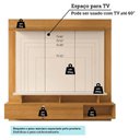 Ver mais imagens de Painel para TV até 60 Polegadas 152cm x 160cm com 2 Portas Basculantes Aquiles Espresso Móveis