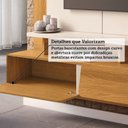 Ver imagem 6 de Painel para TV até 60 Polegadas 152cm x 160cm com 2 Portas Basculantes Aquiles Espresso Móveis