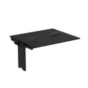 Ver imagem 1 de Complemento de Mesa Plataforma para Coworking para 2 Pessoas 140x120 140cm Industrial Preto