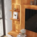 Ver imagem 7 de Estante Home com Torre e Cristaleira 270cm Tv 75 Pol Atenas Lukaliam Jequitiba/off White