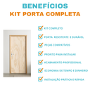 Ver imagem 4 de Porta Virola 80 Completa Caixilho - Vista - Fechadura e Dobradiça