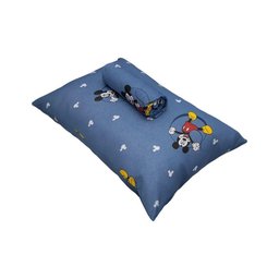 Jogo de Lençol 2 e 3 Peças Portallar Disney Mickey Circle Azul Solteiro - 4