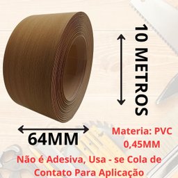 Fita de Borda para Mdf Madeirado Atlantica Arauco 64mm X 10m Móveis Acabamento Rehau - 2