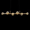 Lustre Pendente Quality Orbit 1527 G9 Bivolt Dourado / Champagne - 5