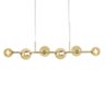 Lustre Pendente Quality Orbit 1527 G9 Bivolt Dourado / Champagne - 1