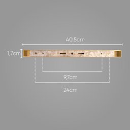 Lustre Pendente Quality Orbit 1527 G9 Bivolt Dourado / Champagne - 7