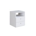 Ver imagem 7 de Quarto Juvenil com Cama Guarda Roupas e Mesa de Cabeceira 80 Tókio Branco