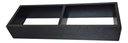 Ver imagem 3 de Nicho Duplo Organizador Mdf Sala Banheiro Escritório Quarto - Preto