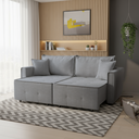 Ver imagem 1 de Sofá Cama Retrátil e Reclinável Onix 220 Cm Scott