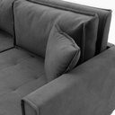 Ver mais imagens de Sofá Cama Retrátil e Reclinável Onix 220 Cm Joli Cinza Grafite