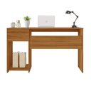 Ver imagem 6 de Escrivaninha Mesa Escritório Office Nt 2070 1 Gaveta 108cm Freijo Trend Marrom