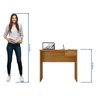 Escrivaninha Mesa Escritório 90cm 1 Gaveta Office Nt 2000 - 8