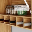 Ver mais imagens de Cozinha Modulada Compacta 4 Peças 8 Portas MDF 280cm Itália Espresso Móveis