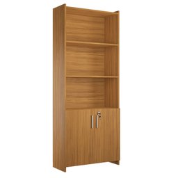 Armário para Escritório Semi-aberto 2 Portas com Chave - 6