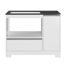 Ver imagem 7 de Balcão para Fogão Cook Top de 5 Bocas com Gavetão Branco/New