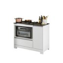 Ver imagem 2 de Balcão para Fogão Cook Top de 5 Bocas com Gavetão Branco/New
