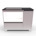 Ver imagem 6 de Balcão para Fogão Cook Top de 5 Bocas com Gavetão Branco/New
