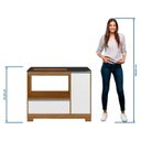 Ver imagem 7 de Balcão para Fogão Cook Top de 5 Bocas com Gavetão Laranja/Freijo Trend/Branco New