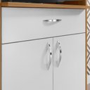 Ver mais imagens de Balcão Multuso para Forno e Microondas 2 Portas Nt 3070 Laranja/Freijo Trend/Branco New