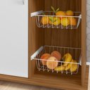 Ver imagem 7 de Balcão Multuso para Forno e Microondas com Fruteira 1 Porta Nt 3075 Laranja/Freijo Trend/Branco New