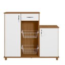 Ver imagem 4 de Fruteira Multiuso 2 Portas 1 Gaveta 2 Cestas Diva