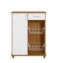 Ver imagem 4 de Fruteira Multiuso 1 Porta 1 Gaveta 2 Cestas Belize