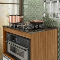 Balcão para Cooktop 4 Bocas Nt 3110 - 6