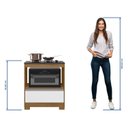 Ver imagem 5 de Balcão para Cooktop 4 Bocas Nt 3110 Laranja/Freijo Trend/Branco New