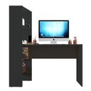 Ver imagem 6 de Mesa Office Escrivaninha com Torre e Prateleiras Nt 2105 123,2cm Preto Tx