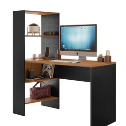Mesa Office Escrivaninha com Torre e Prateleiras Nt 2105 - 6