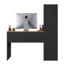 Ver mais imagens de Mesa Office Escrivaninha com Torre e Prateleiras Nt 2105