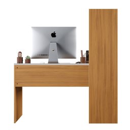Mesa Office Escrivaninha com Torre e Prateleiras Nt 2105 - 8