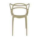 Ver imagem 2 de Conjunto com 2 Cadeiras para Sala de Jantar Allegra Bege/Fendi
