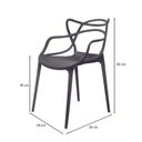 Ver imagem 4 de Conjunto com 2 Cadeiras para Sala de Jantar Allegra Bege/Fendi