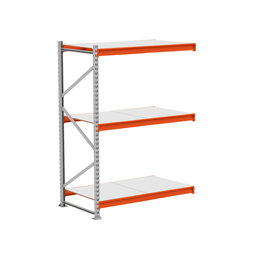 Mini Porta Pallet Continuação 500kg com 3 Longarinas 2,00 X 1,20 X 0,80 com Bandeja de Madeira - Ult - 1