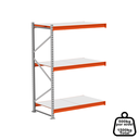 Ver imagem 2 de Mini Porta Pallet Continuação 500kg com 3 Longarinas 2,00 X 1,20 X 0,80 com Bandeja de Madeira - Ult