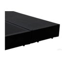 Ver imagem 2 de Base Box Bipartido Sonho Perfeito Sintetico Preto 40x69x188