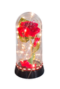 Ver imagem 2 de Luminária a Rosa Encantada com Aplique a Bela e a Fera Amor Lindo Preto