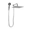 Ducha Inox 30x30 Cm C/ Chuveirinho Mão 3 Jatos Abs C/ Trava - 2
