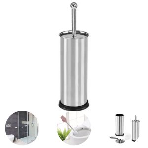 Escova Sanitária Aço Inox Limpador de Vaso Sanitário