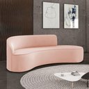 Ver imagem 2 de Sofá 4 Lugares Orgânico 220 Cm Morgan Veludo Rosê D03 - D'Rossi