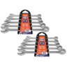 Kit com 2 Jogos Ferramentas Chaves Combinadas de 8 a 17mm 6 Peças Aço Cromo Vanádio - 1