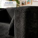 Ver imagem 4 de Sofá Cama Nômade 1,88m Xpand Tech Tecido Velourê Preto Cama Inbox