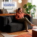 Ver imagem 7 de Sofá Cama Nômade 1,88m Xpand Tech Tecido Velourê Preto Cama Inbox