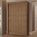 Ver imagem 1 de Guarda-roupa Solteiro 2 Portas de Correr 2 Gavetas Rustic Vivare Madesa Rustic