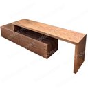 Ver imagem 2 de Rack Aston Universum Extensível 164 Cm a 300 Cm Carvalho Amêndoa