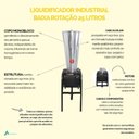 Ver imagem 3 de Liquidificador Industrial Baixa Rotação 25 Litros Vitalex Lqi-25
